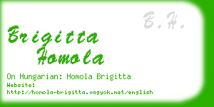 brigitta homola business card